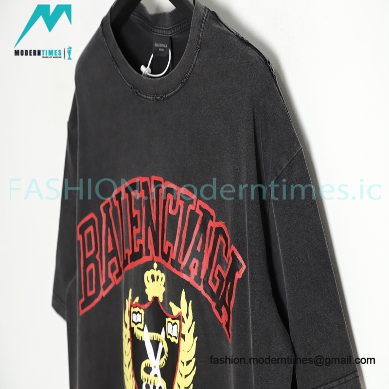 Balenciaga - 23SS Scissor Print Short Sleeve T-shirt